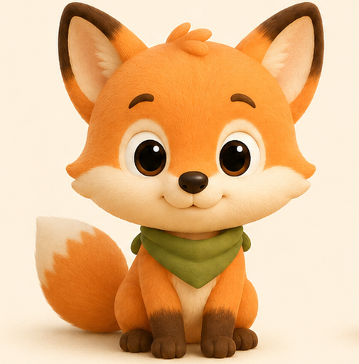 Milo le petit renard, portrait